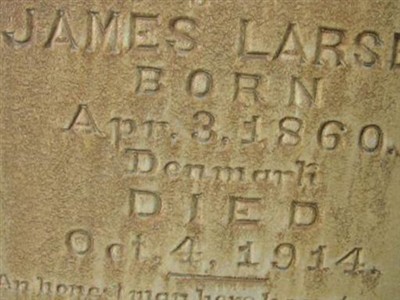 James Peter Larsen on Sysoon