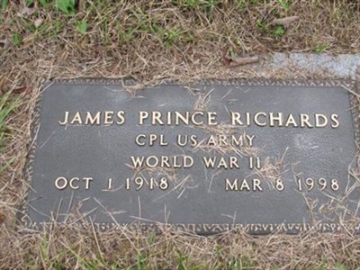 Corp James Prince Richards on Sysoon