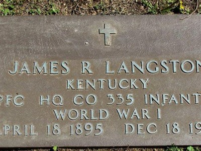 James R. Langston on Sysoon