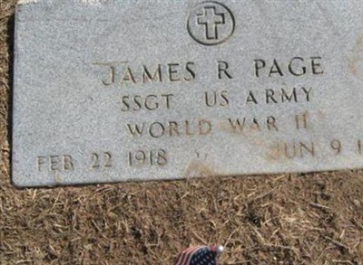 James R Page, Find a grave on Sysoon James R Page on Sysoon