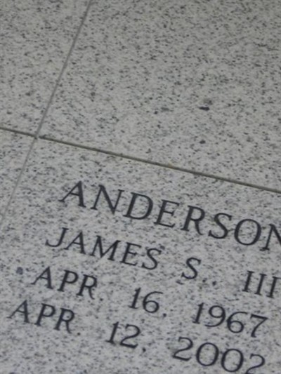 James S Anderson, III on Sysoon