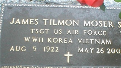 James Tilmon Moser, Sr on Sysoon