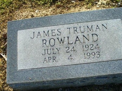 James Truman Rowland on Sysoon