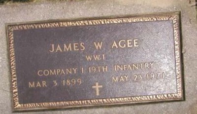 James W. Agee on Sysoon