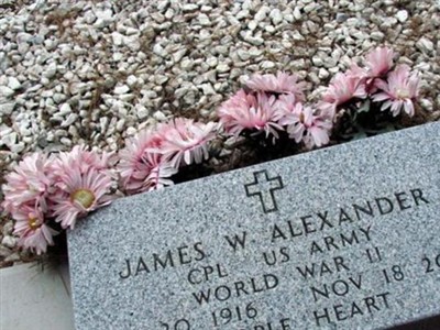 James W Alexander on Sysoon