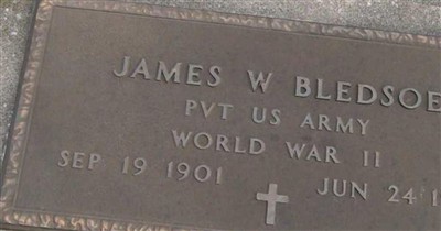 James W. Bledsoe on Sysoon