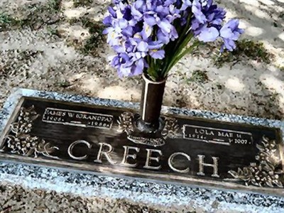 James W. Creech on Sysoon