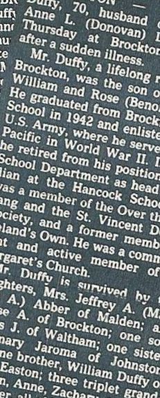James W. "Jimmy" Duffy on Sysoon
