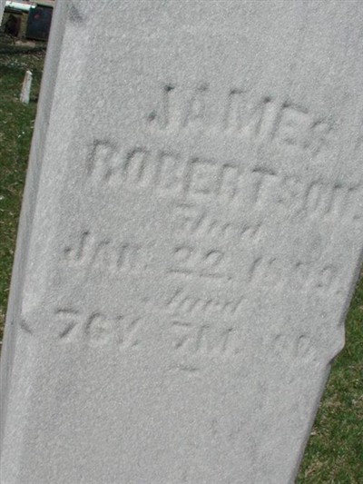James W. Robertson on Sysoon