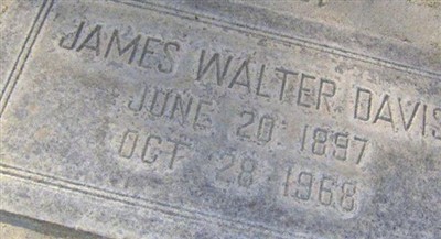 James Walter Davis on Sysoon