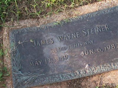 James Wayne Steiner on Sysoon
