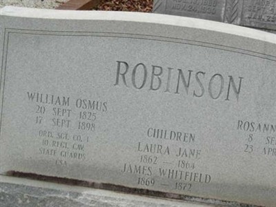 James Whitfield Robinson on Sysoon