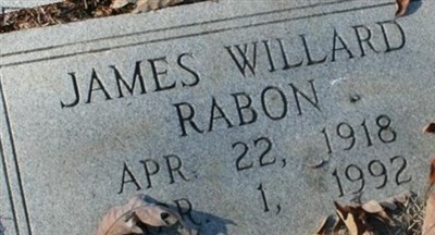 James Willard Rabon on Sysoon