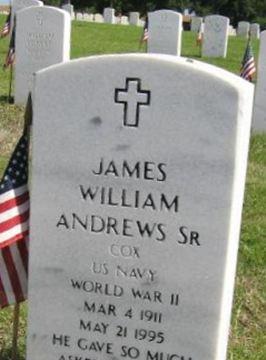 James William Andrews, Sr on Sysoon
