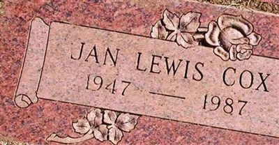 Jan Lewis Cox on Sysoon