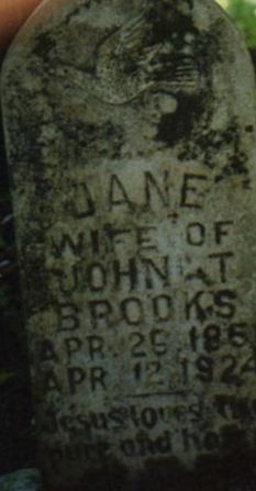 Jane Cary Brooks on Sysoon