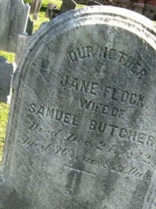 Jane Flock Butcher on Sysoon