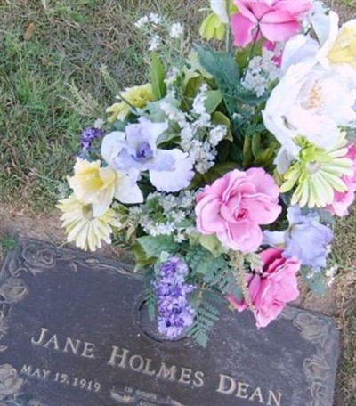 Jane Holmes Dean on Sysoon
