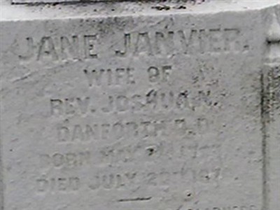 Jane Janvier Danforth on Sysoon