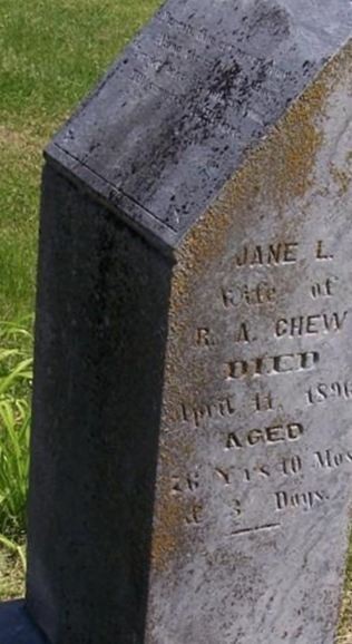 Jane LaFavour McCutchan Chew on Sysoon