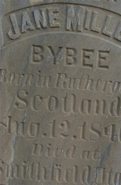 Jane McGill Miller Bybee on Sysoon