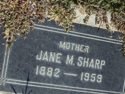 Jane Muir Carruthers Sharp on Sysoon
