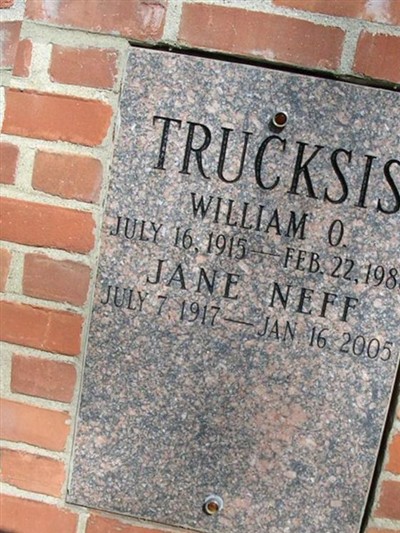 Jane Neff Trucksis on Sysoon