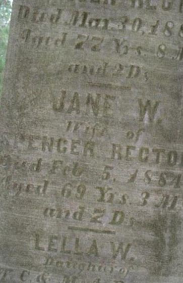 Jane W. Rector on Sysoon