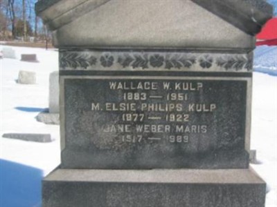 Jane Weber Maris Kulp on Sysoon