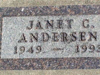 Janet C Anderson on Sysoon