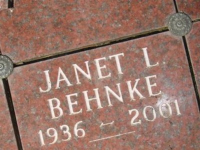 Janet L. Behnke on Sysoon