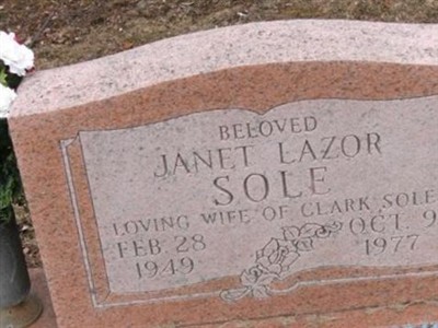Janet Lazor Sole on Sysoon