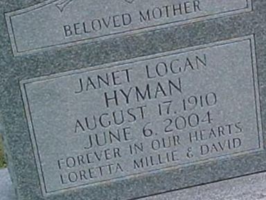 Janet Logan Hyman on Sysoon