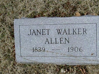 Janet Walker Allen on Sysoon
