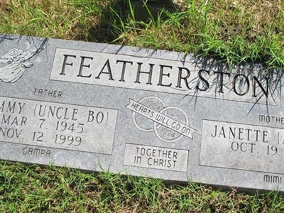 Janette "Aunt J" Featherston on Sysoon
