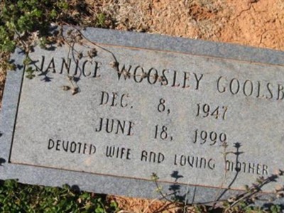 Janice Woosley Goolsby on Sysoon