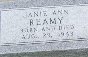 Janie Ann Reamy on Sysoon