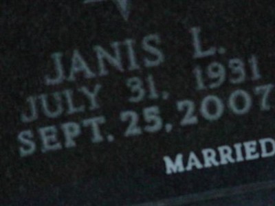 Janis L. Foreman Dever on Sysoon