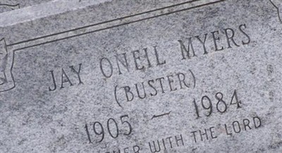 Jay (Buster) Oneil Myers on Sysoon