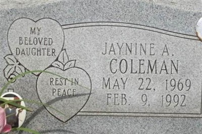 Jaynine A Coleman on Sysoon