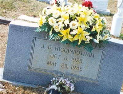 J D Higginbotham on Sysoon