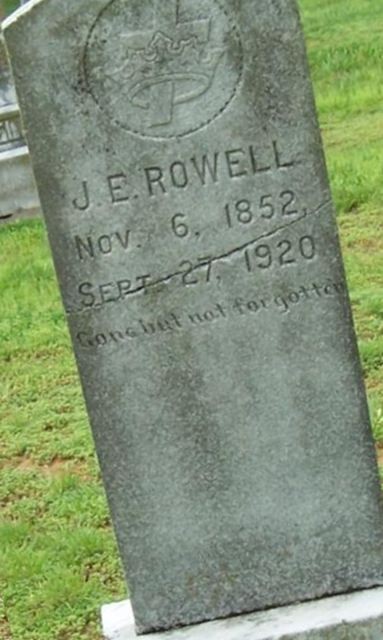 J E Rowell on Sysoon