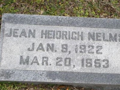 Jean Heidrich Nelms on Sysoon