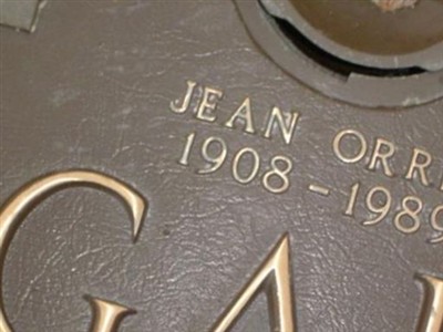 Jean Orris on Sysoon