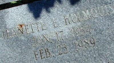 Jeanette E. Holmquist on Sysoon