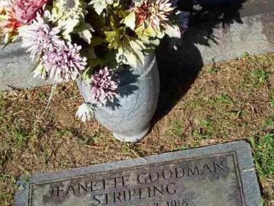 Jeanette Goodman Stripling on Sysoon