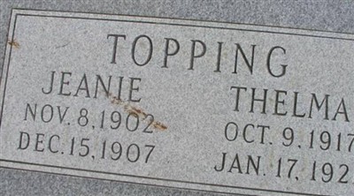 Jeanie D Topping on Sysoon