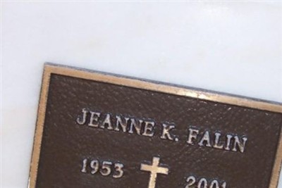 Jeanne K Falin on Sysoon
