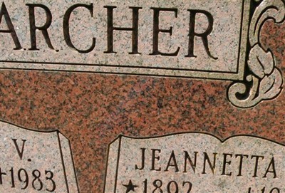 Jeannetta V Parcher on Sysoon