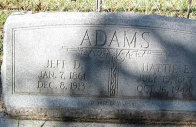 Jeff Davis Adams on Sysoon
